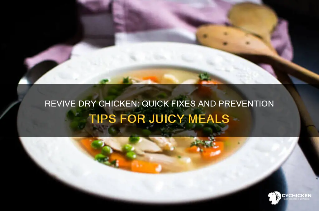 what to do if chicken is dry