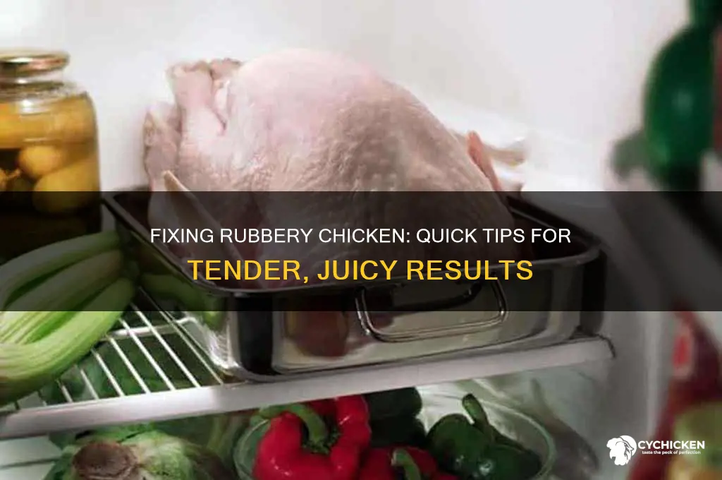 what to do if chicken is rubbery