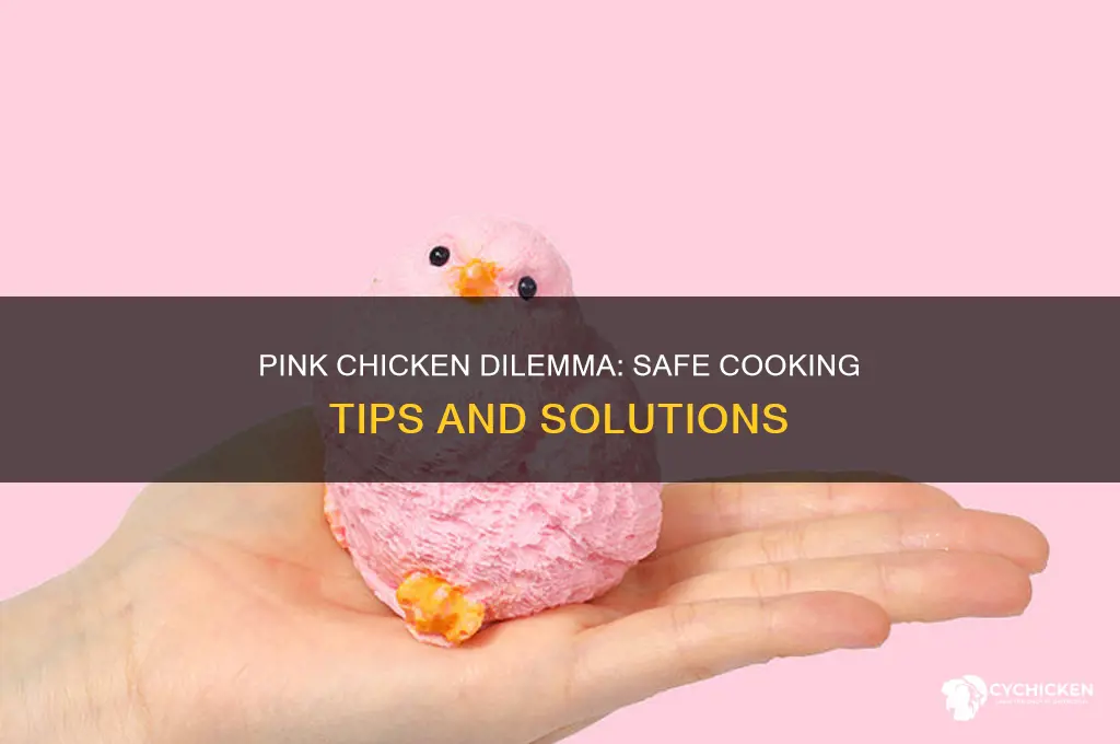 what to do if chicken is still pink