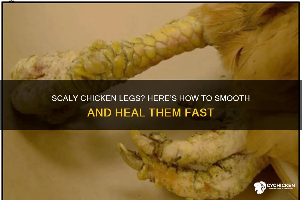 what to do if chicken legs are scaly