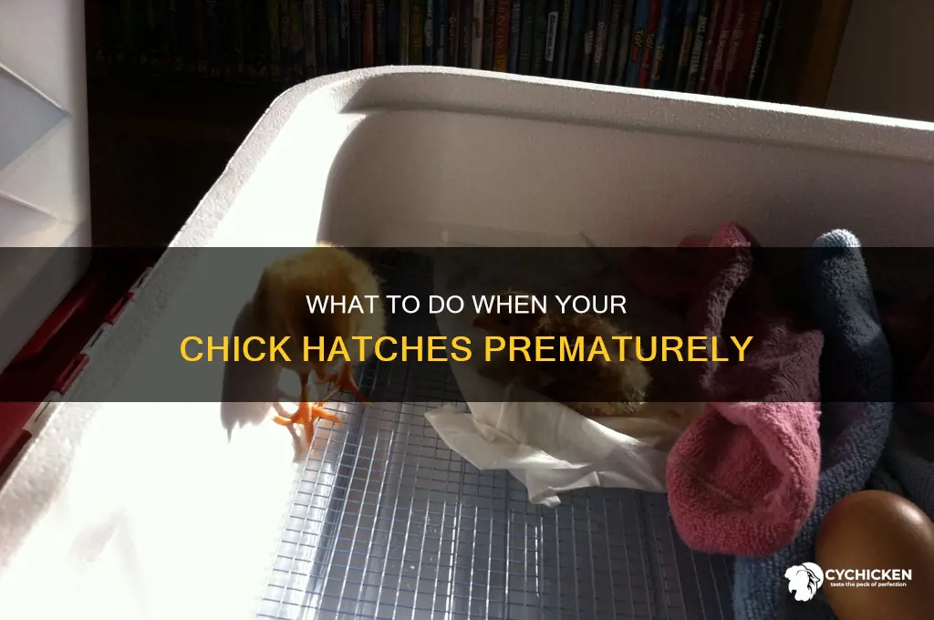 what to do if hatch chick befire yolk completely absorbed