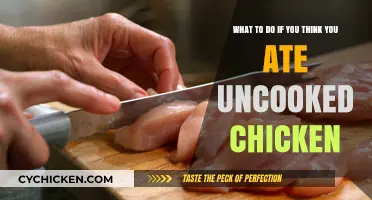 How to React if You Ate Uncooked Chicken