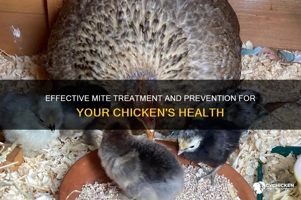 what to do if your chicken has mites