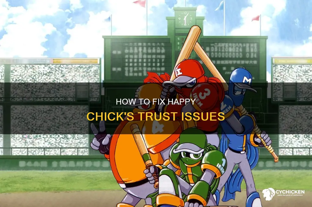 what to do when happy chick doesnt let you trust