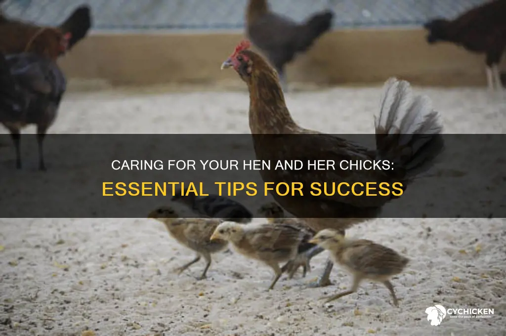 what to do when your hen has chicks