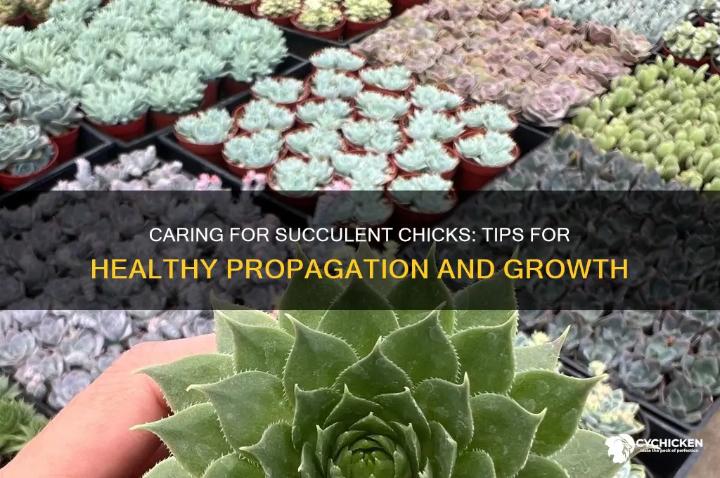 what to do when your succulent has chicks