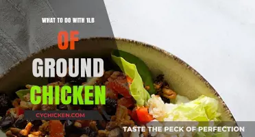 Creative Ground Chicken Recipes: 1lb Meal Ideas to Try Tonight