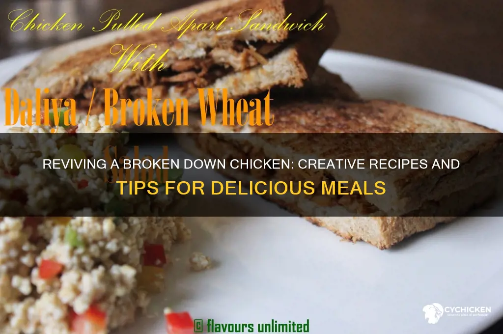 what to do with a broken down chicken