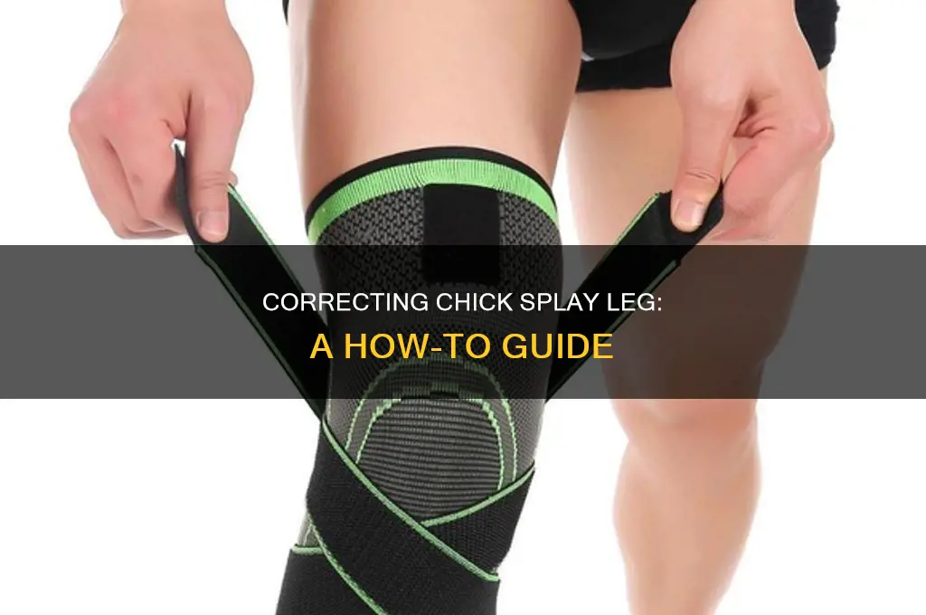 what to do with a chick with splayed legs
