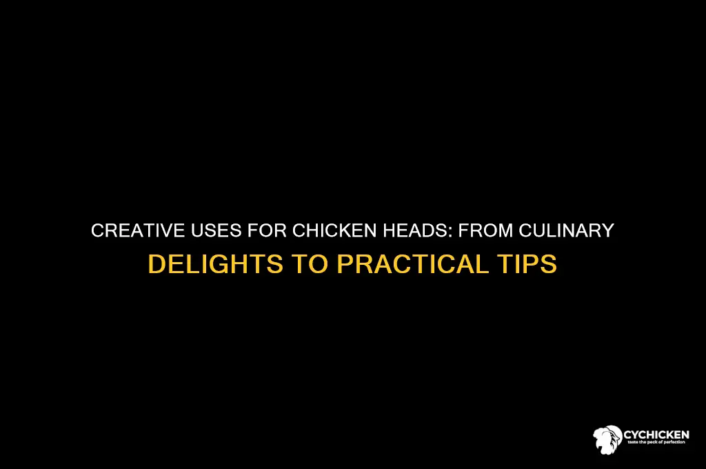 what to do with a chicken head