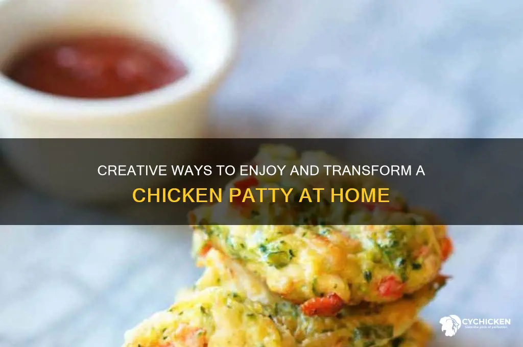 what to do with a chicken patty