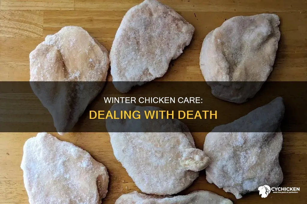 what to do with a dead chicken in the winter