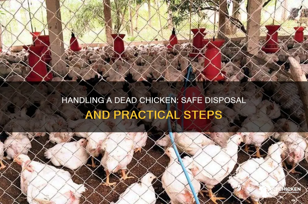 what to do with a dead chicken