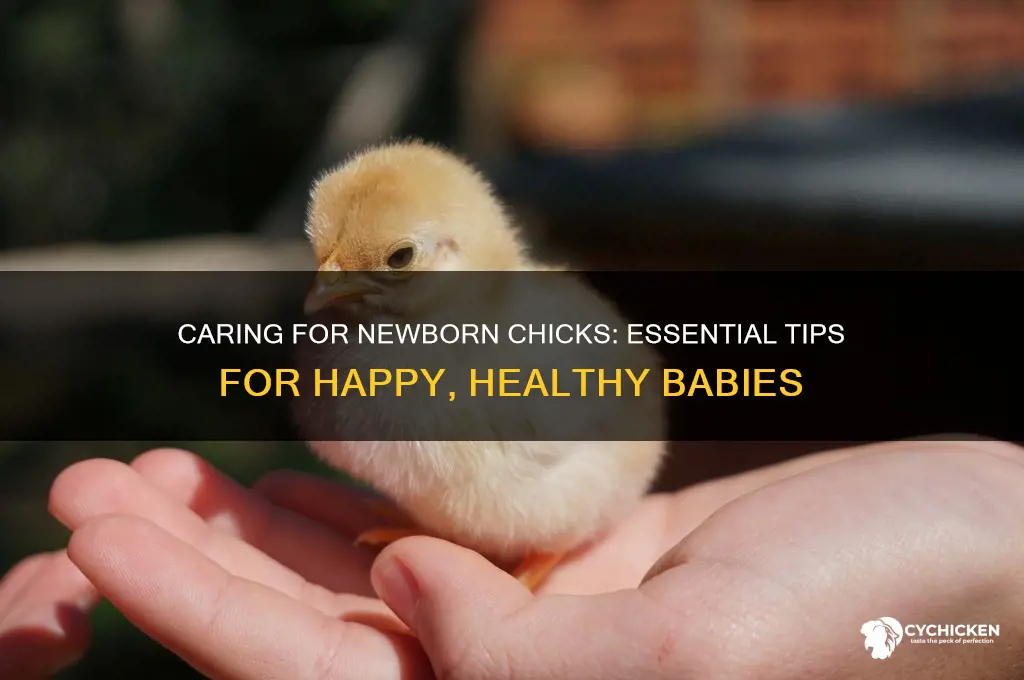 what to do with a newborn chick