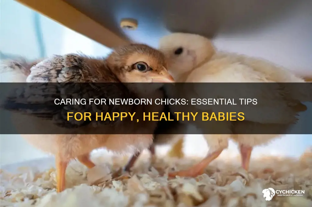 what to do with a newborn chicken