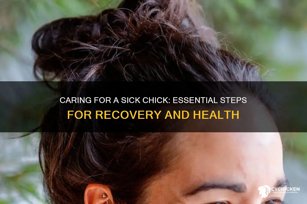 what to do with a sick chick