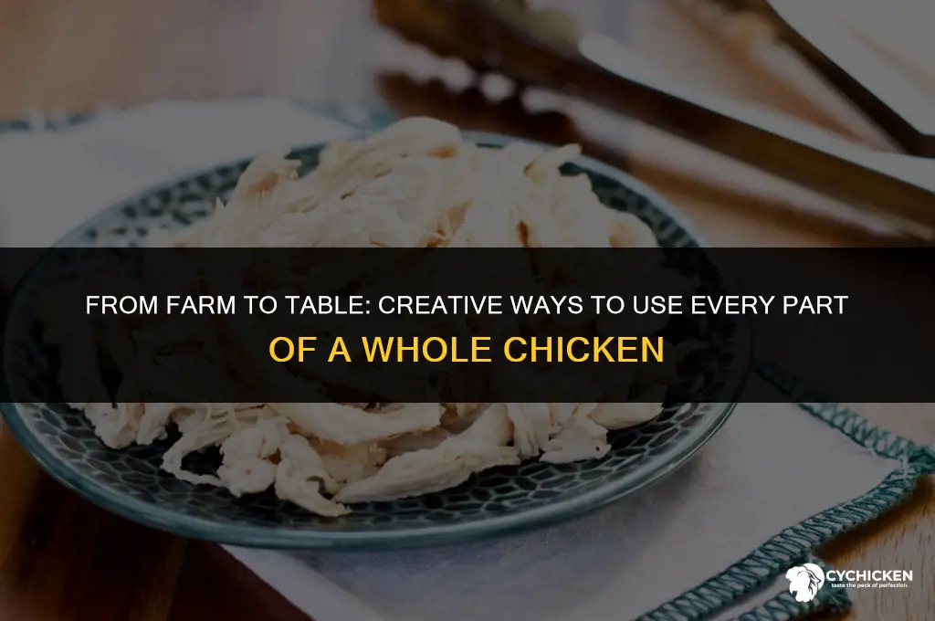 what to do with a whole chicke cut up