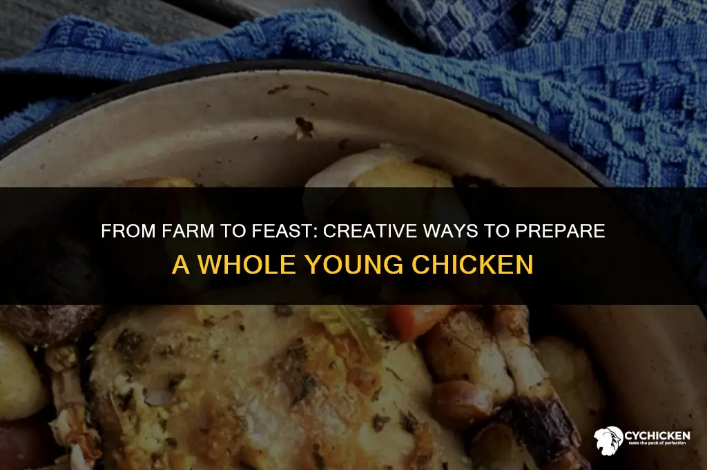 what to do with a whole young chicken