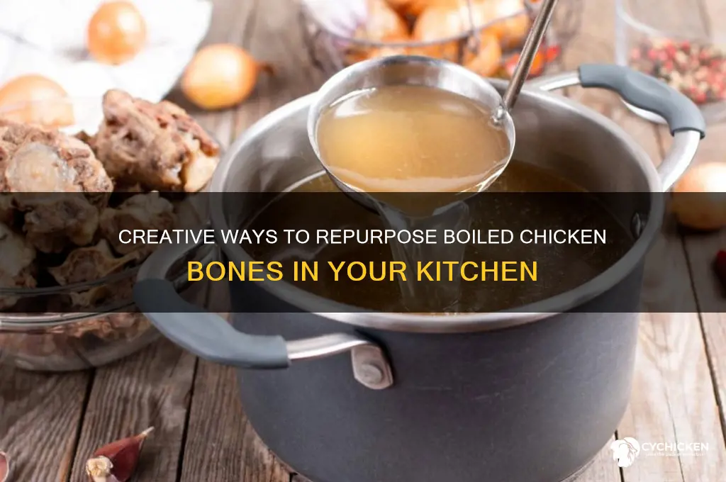what to do with boiled chicken bones