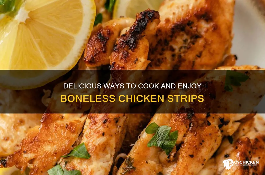 what to do with boneless chicken strips