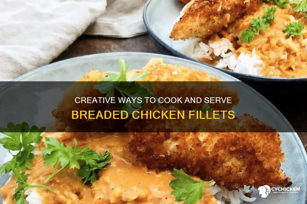what to do with breaded chicken fillet