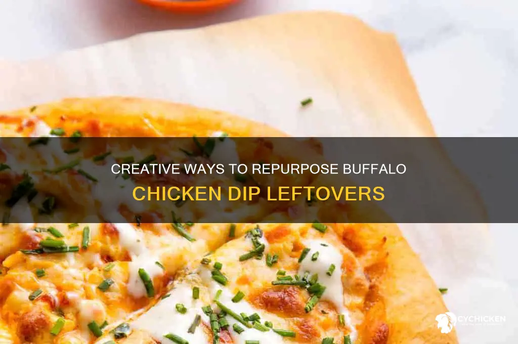 what to do with buffalo chicken dip leftovers