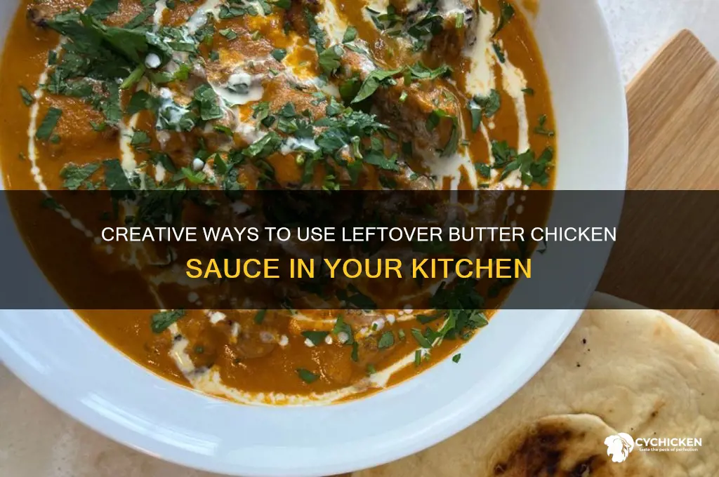 what to do with butter chicken sauce