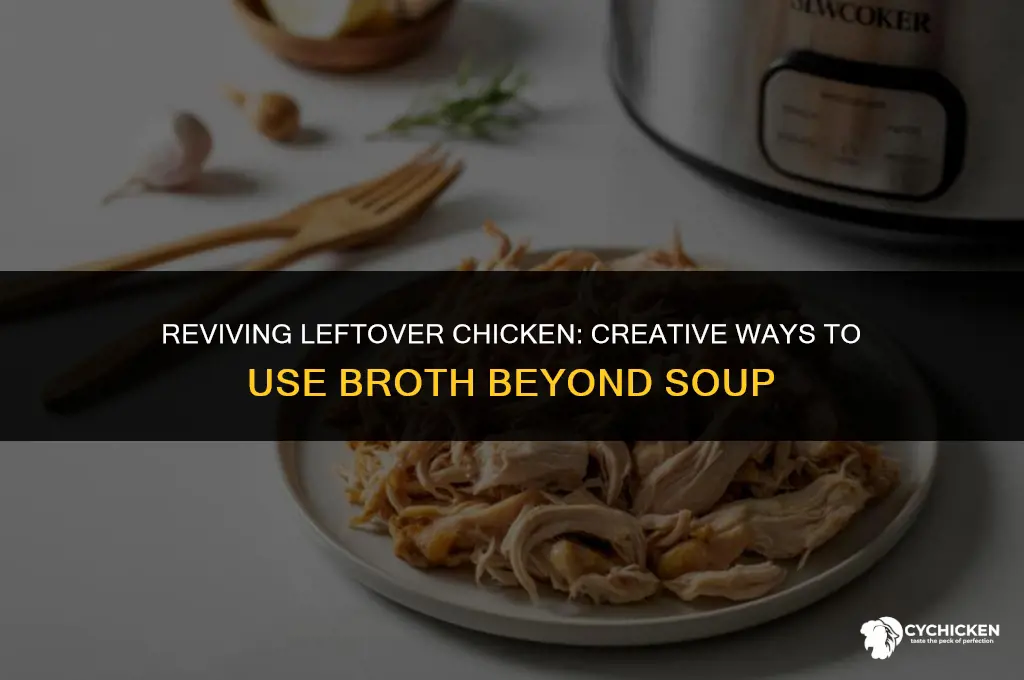 what to do with chicken aanfter nine broth