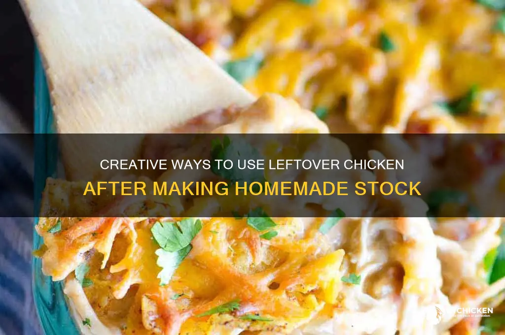 what to do with chicken after chicken stock