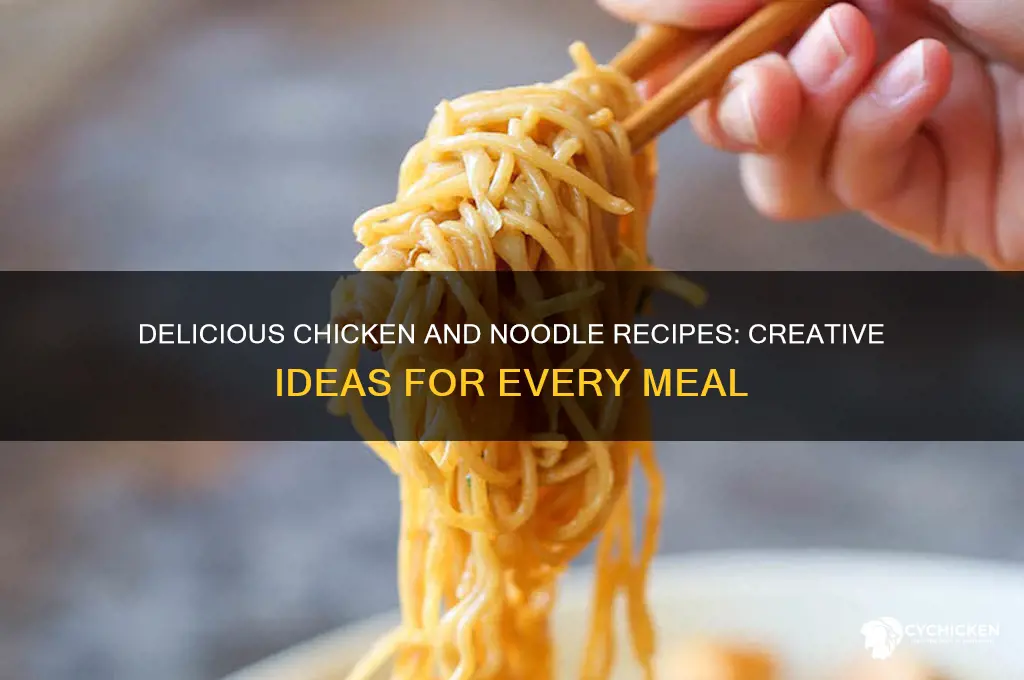 what to do with chicken and noodles
