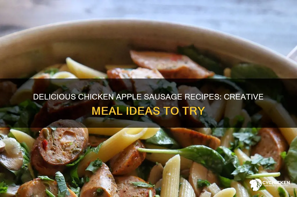 what to do with chicken apple sausage recipes