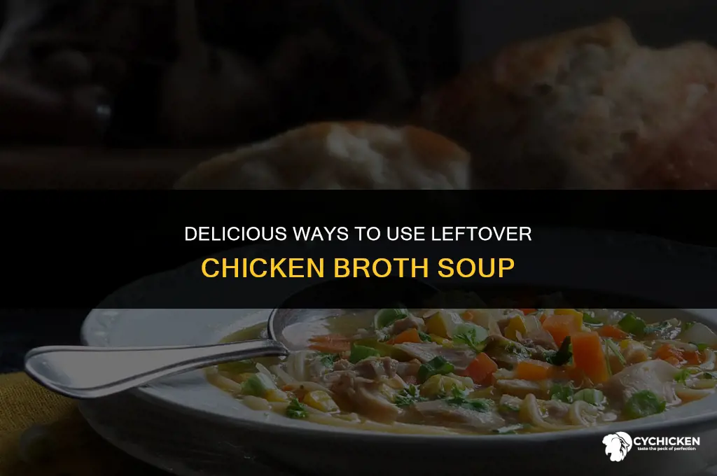 what to do with chicken broth souip