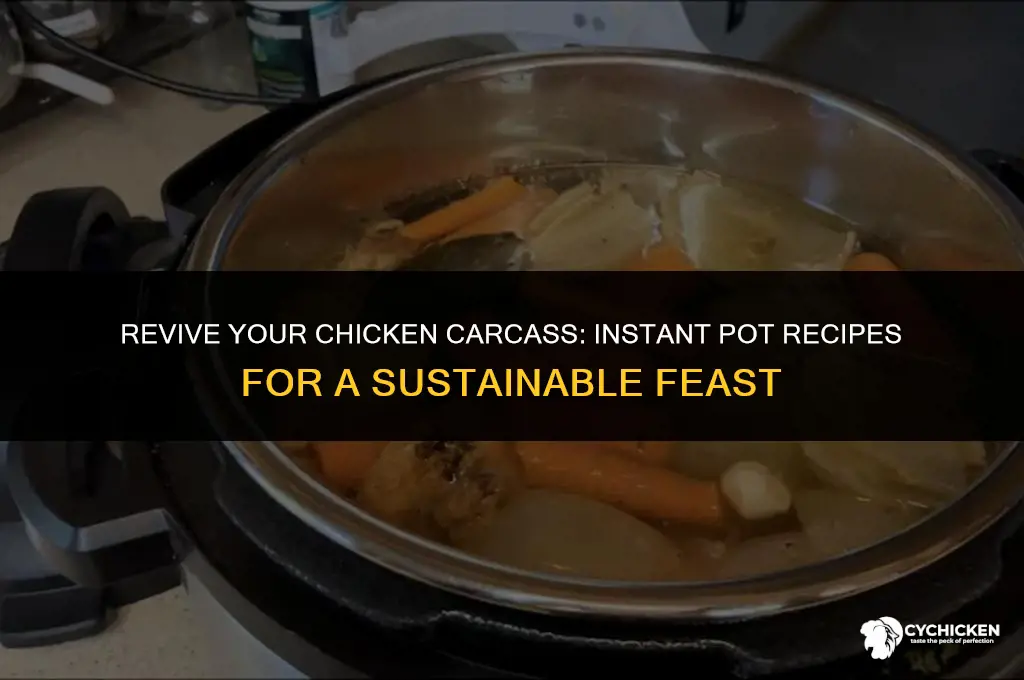 what to do with chicken carcass instant pot