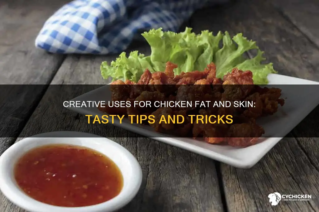 what to do with chicken fat and skin
