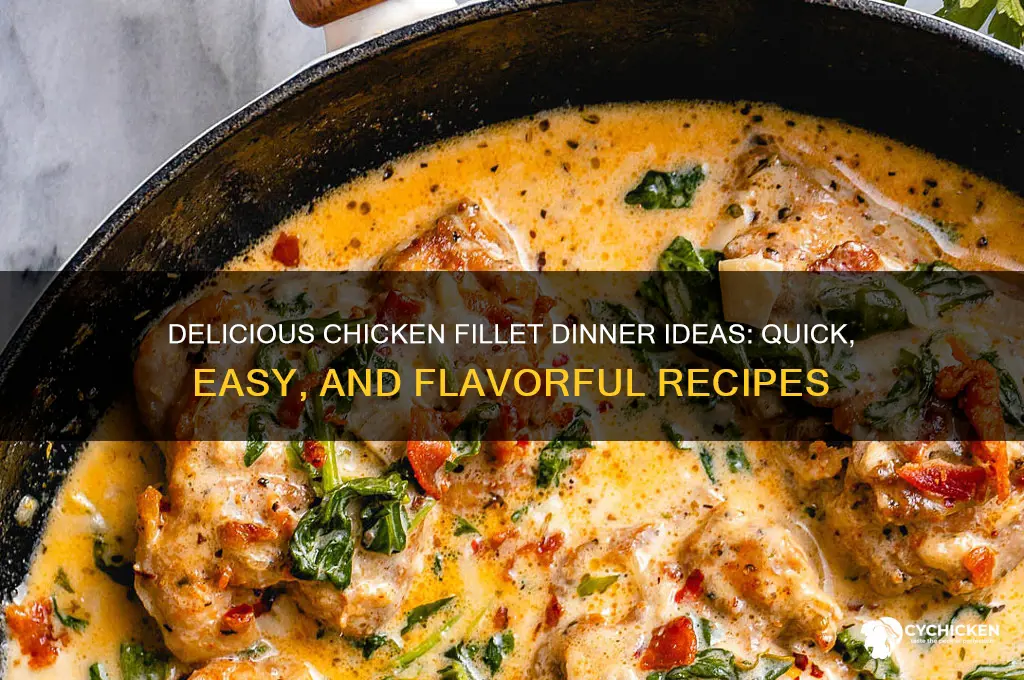 what to do with chicken fillets for dinner