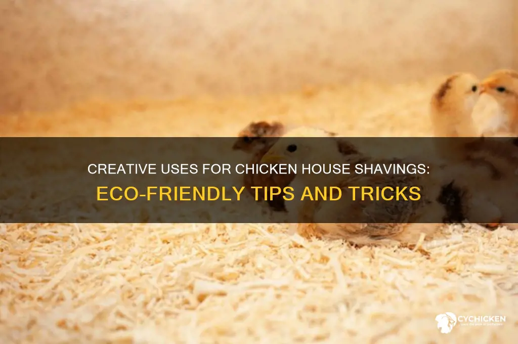 what to do with chicken house shavings