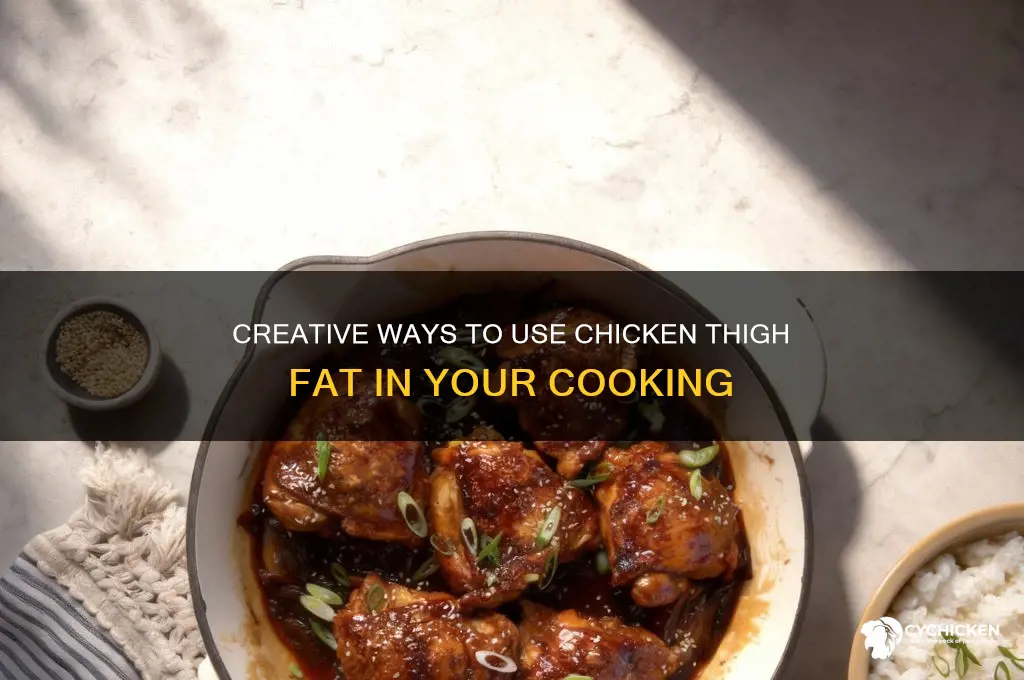 what to do with chicken thigh fat