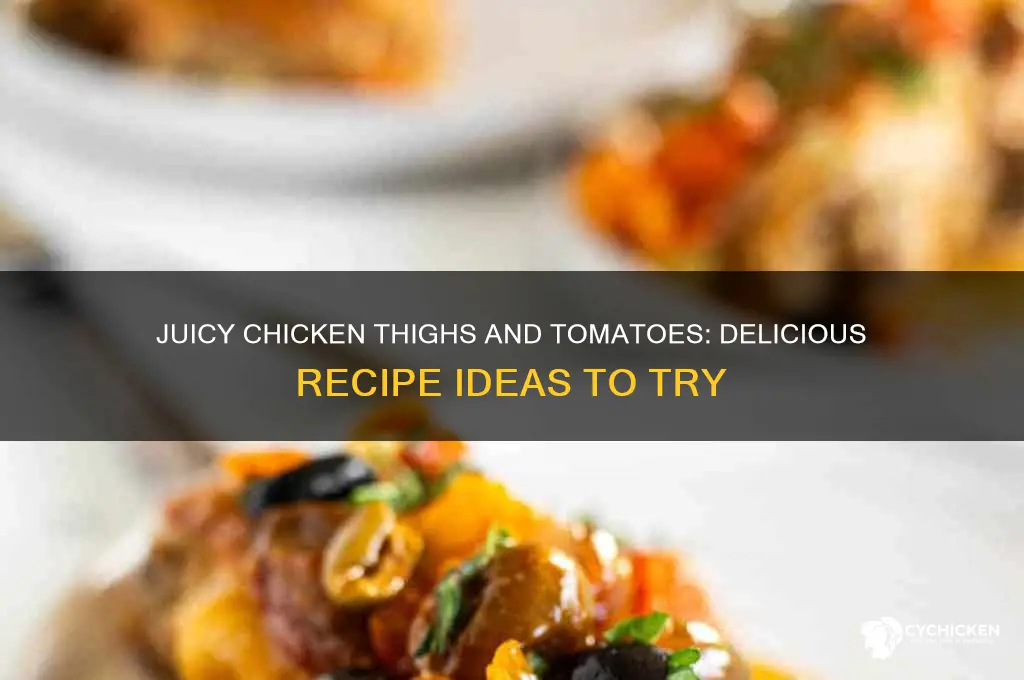 what to do with chicken thighs and tomatoes