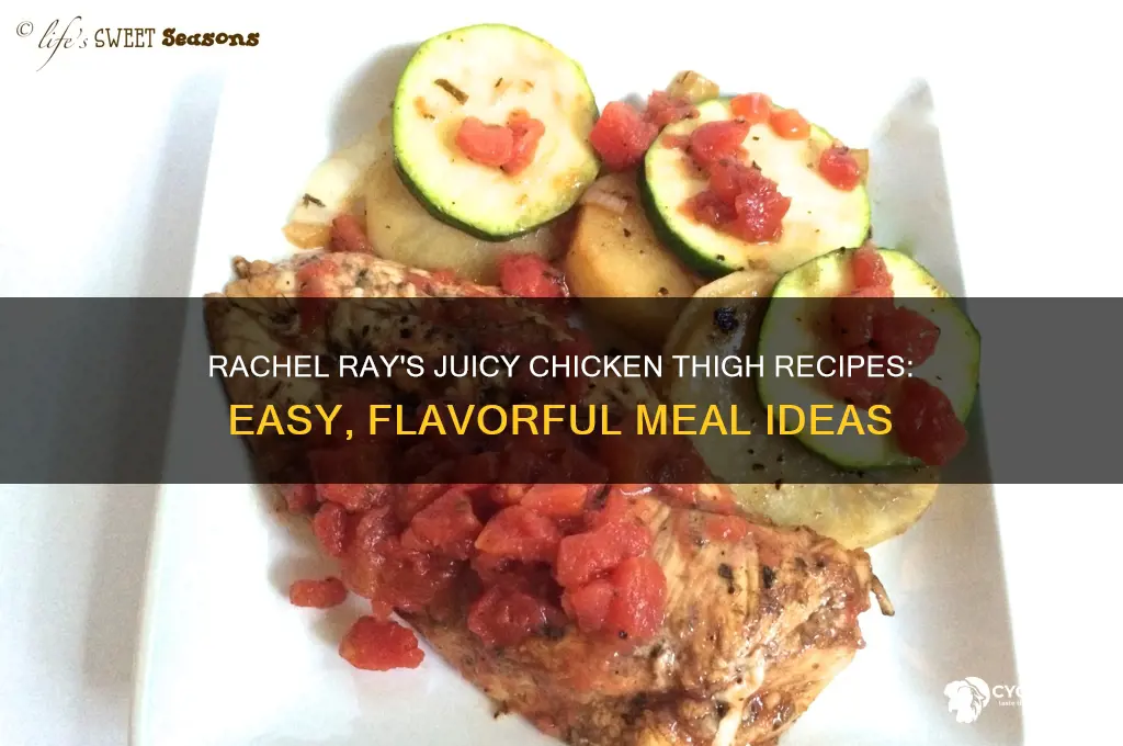 what to do with chicken thighs rachel ray