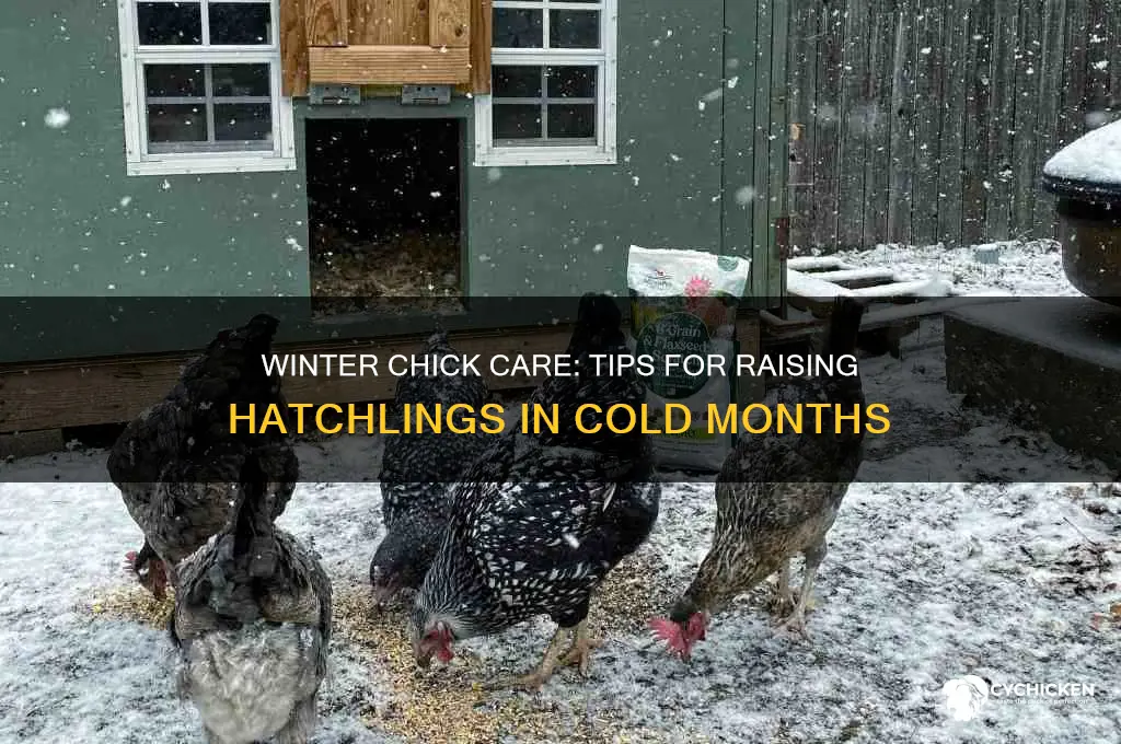 what to do with chicks hatched in winter