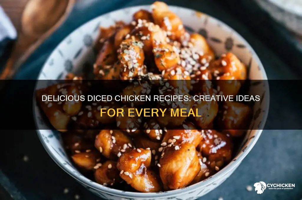 what to do with diced chicken recipes