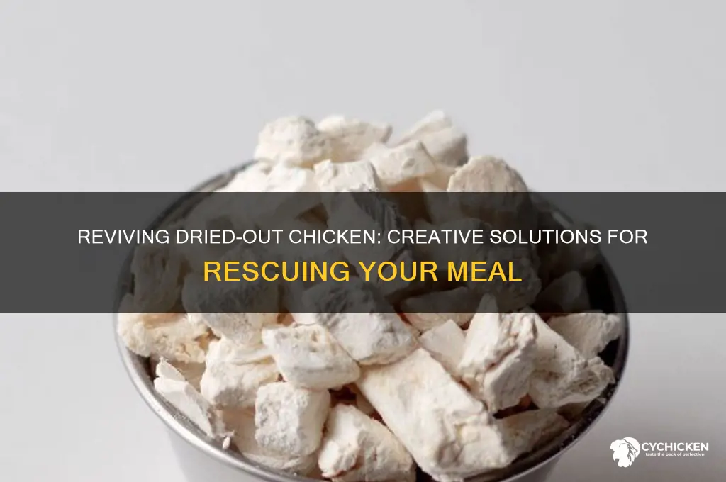 what to do with dried out chicken