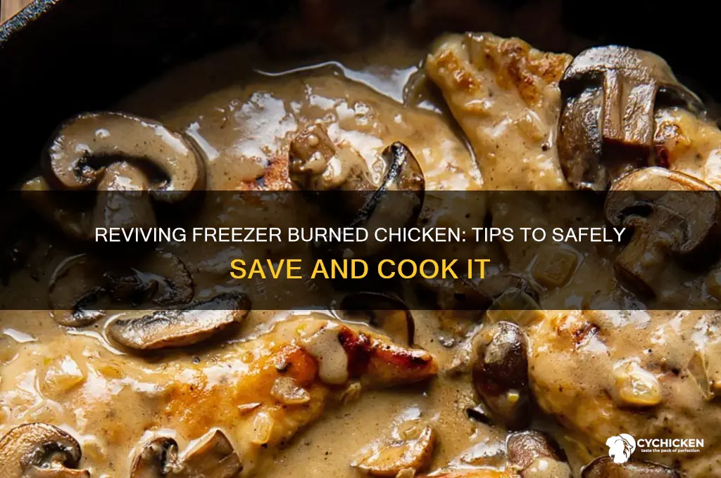 what to do with freezer burned chicken