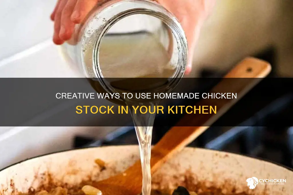 what to do with home made chicken stock