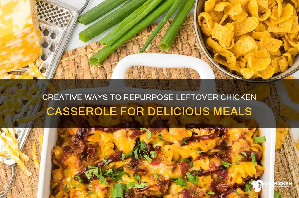 what to do with ledtover chicken casserole