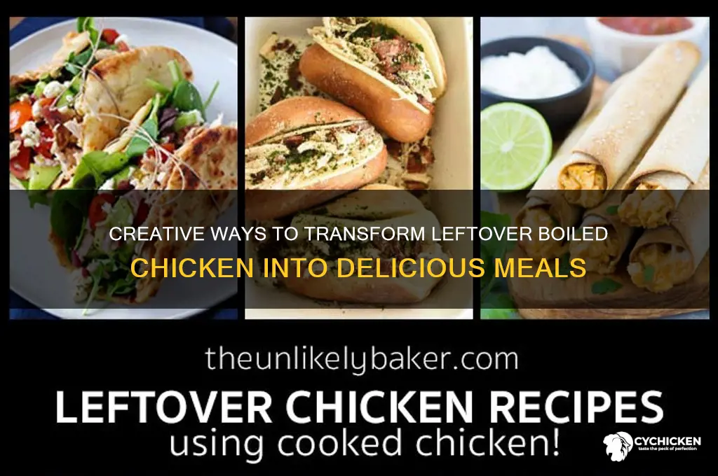 what to do with left over boiled chicken