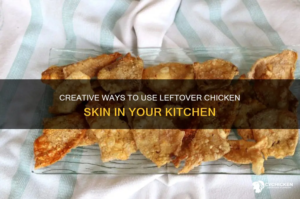 what to do with left over chicken skin