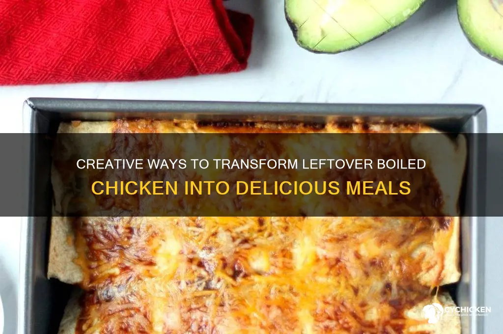 what to do with leftover boiled chicken