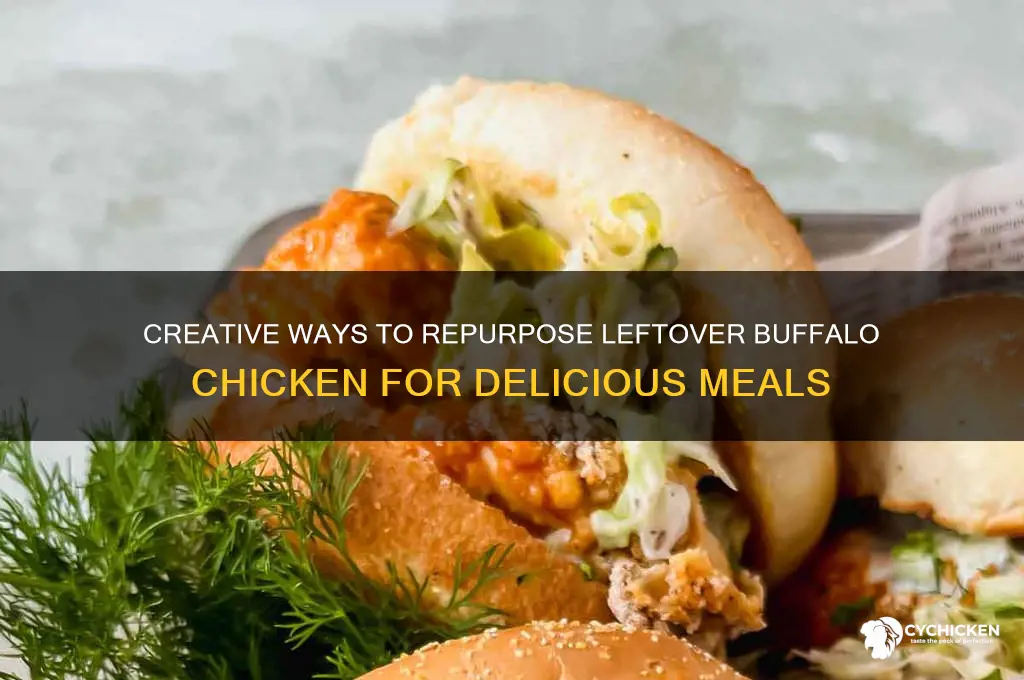 what to do with leftover buffallo chicken