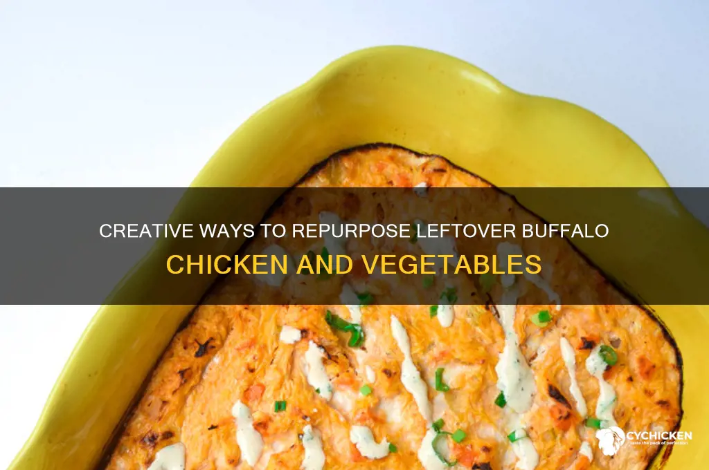 what to do with leftover buffalo chicken vegetables